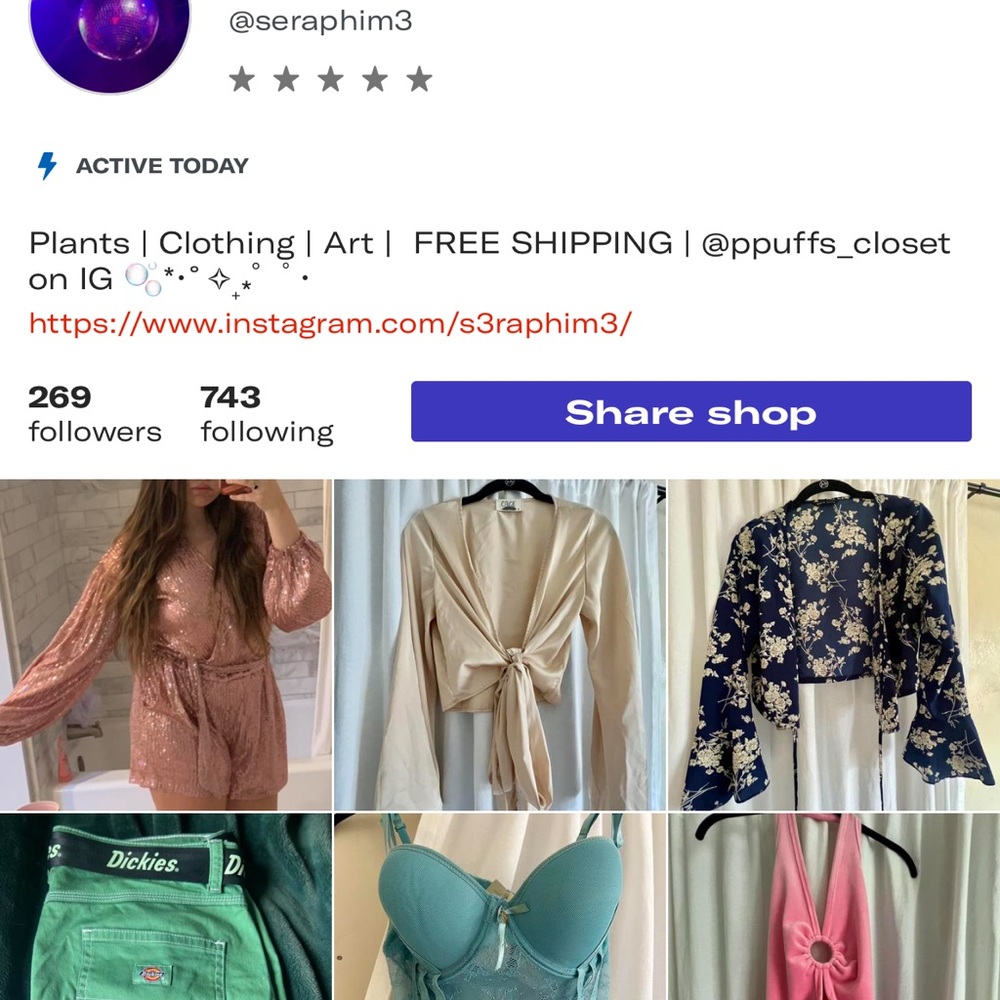 FIND ME ON DEPOP MORE CLOTHING THERE